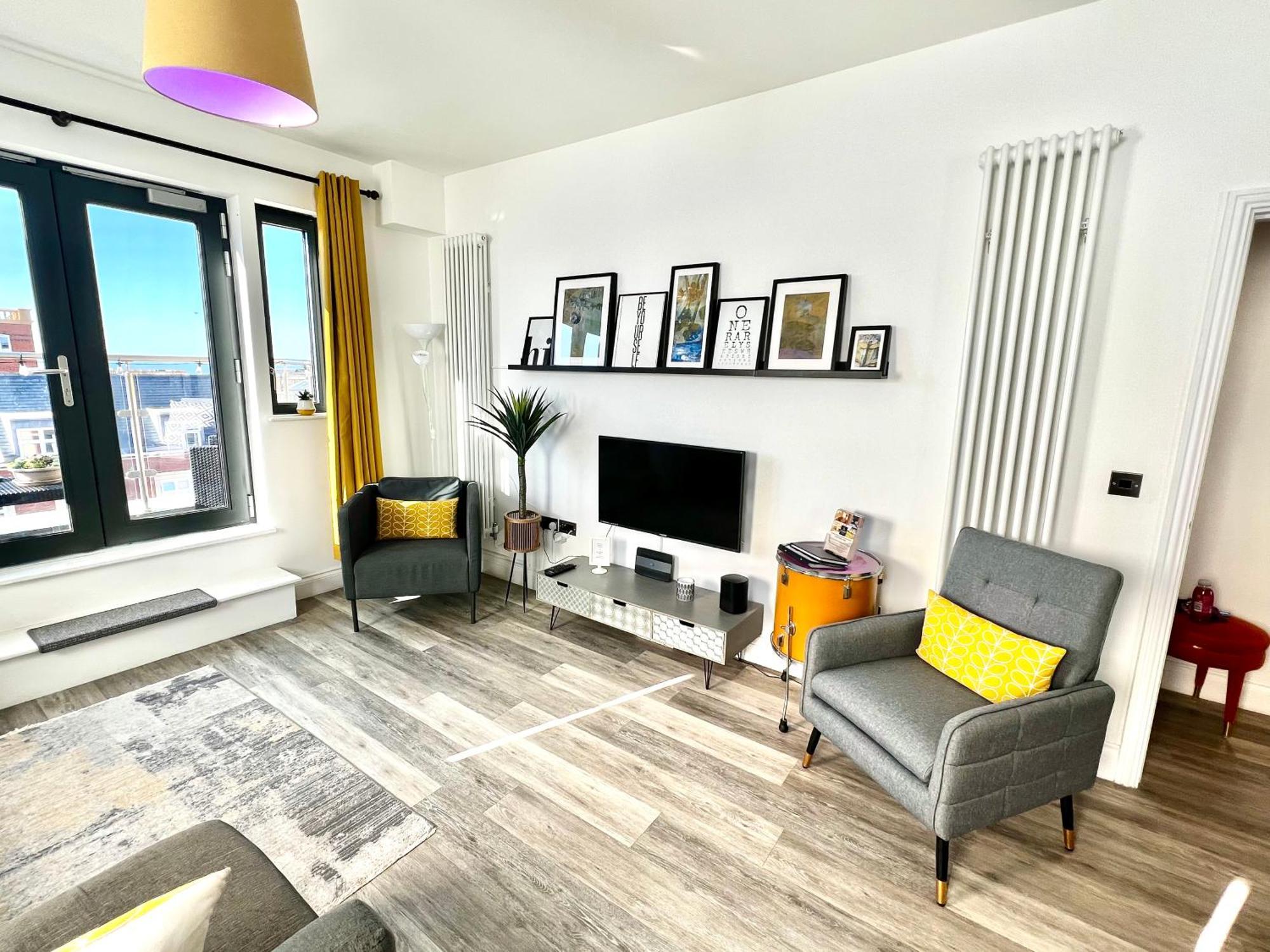 Apartament The Penthouse Margate, Balconies, Sea View, Gated Parking, Air Con! Zewnętrze zdjęcie